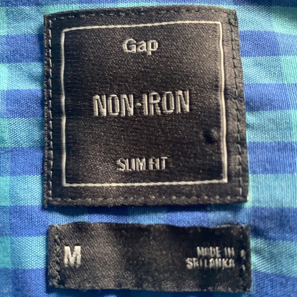Authentic Gap Mens Slim Fit Non Iron Stretch Shirt - Picture 2 of 3